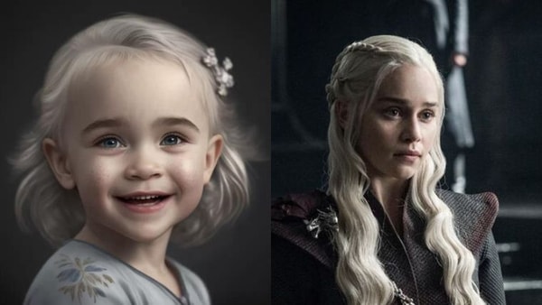 game of thrones, version enfant, daenerys