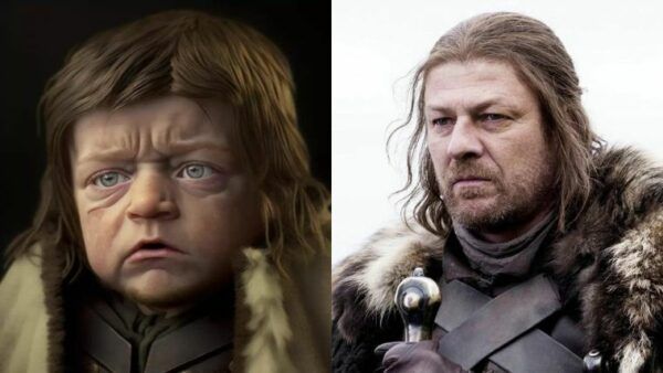 game of thrones, version enfant, ned