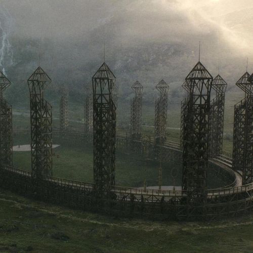 Le terrain de Quidditch