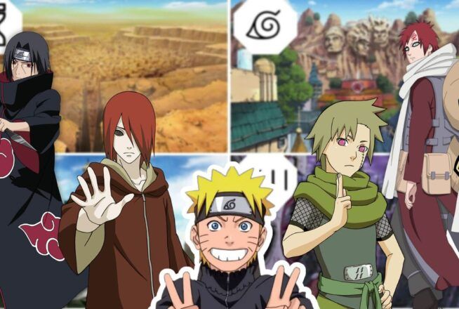 Quiz Naruto : choisis un village ninja on te dira quel perso tu es