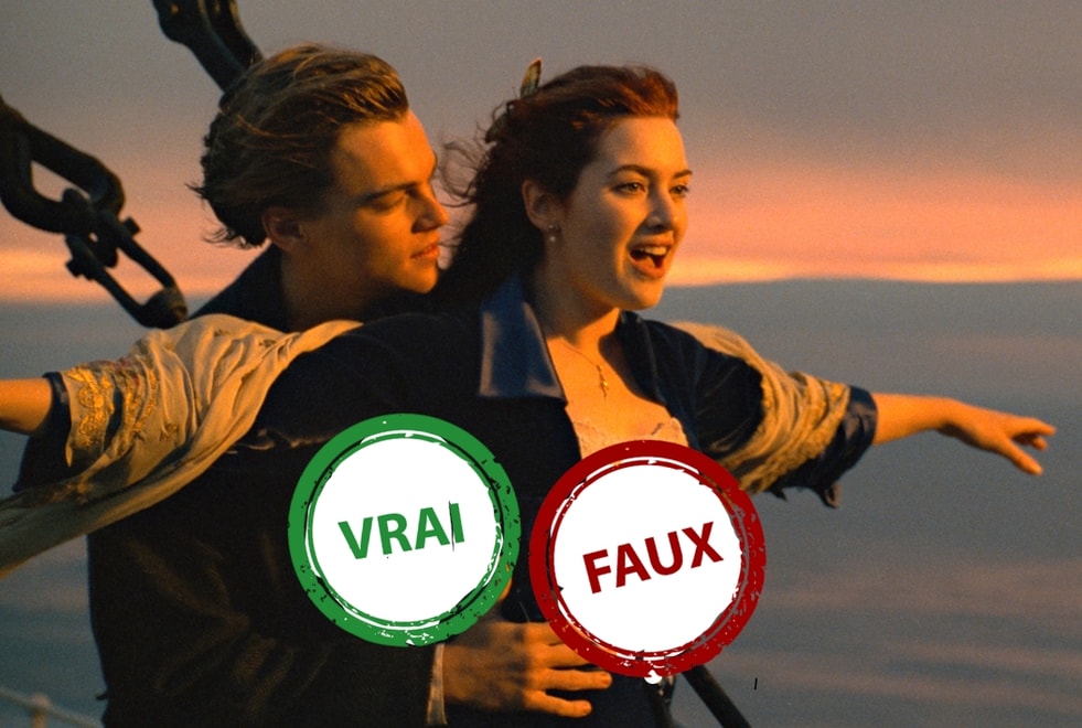 Il faut (minimum) avoir vu 3 fois Titanic pour avoir 10/10 à ce quiz vrai ou faux