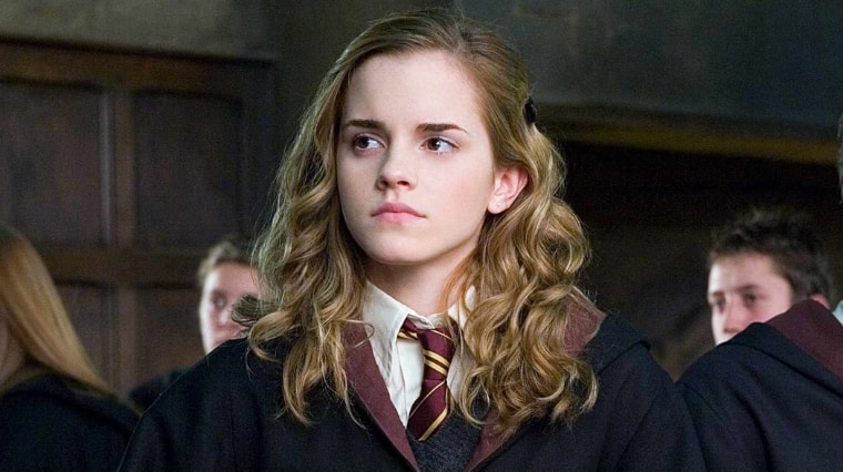 Hermione joué par Emma Watson dans les films Harry Potter