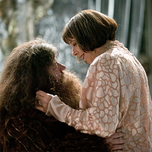 Hagrid and Madame Maxime