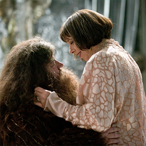 Hagrid et Madame Maxime