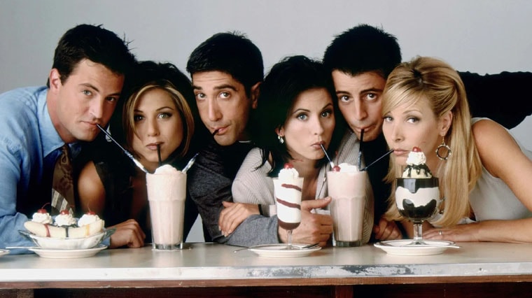 Le cast de Friends.