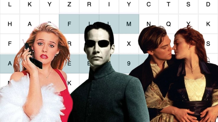Quiz : t'es plus intelligent que la moyenne si tu retrouves les 10 films des années 90 cachés derrière ces mots-mêlés
