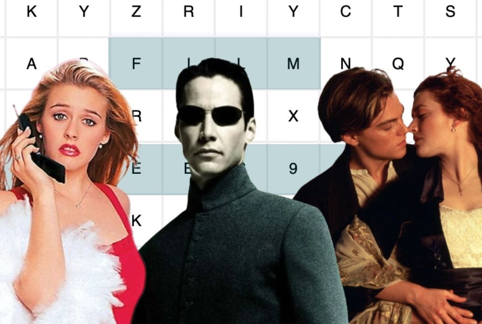 Quiz : t’es plus intelligent que la moyenne si tu retrouves les 10 films des années 90 cachés derrière ces mots-mêlés