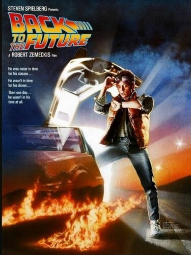 retour vers le futur, image quiz logo, poster