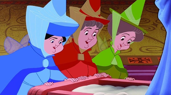 les trois fées, la belle au bois dormant