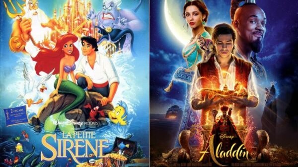 affiches-des-films-disney-la-petite-sirene-1989-et-aladdin-2019