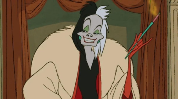 cruella d'enfer, les 101 dalmatiens