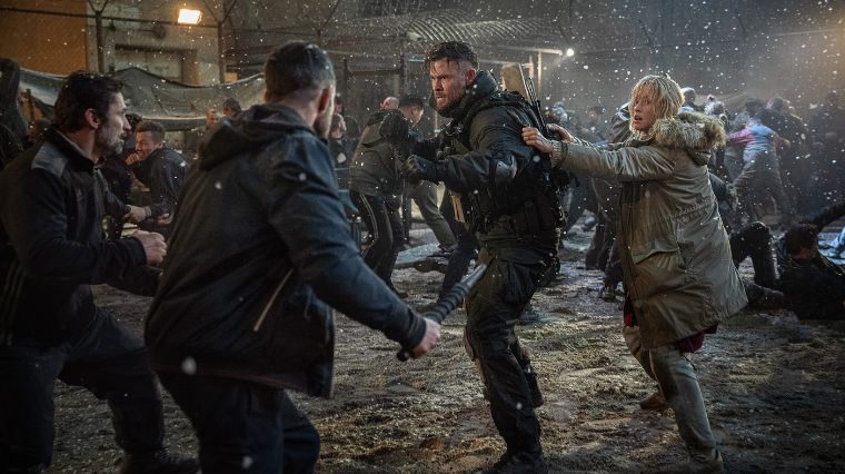 Chris Hemsworth, Tinatin Dalakishvili, tyler rake 2, suite, film netflix