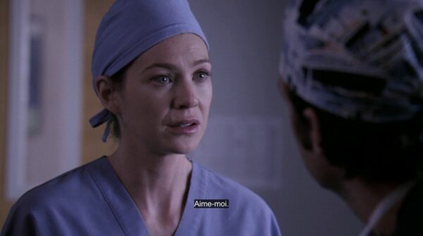 grey's anatomy, meredith, déclaration d'amour, derek, série