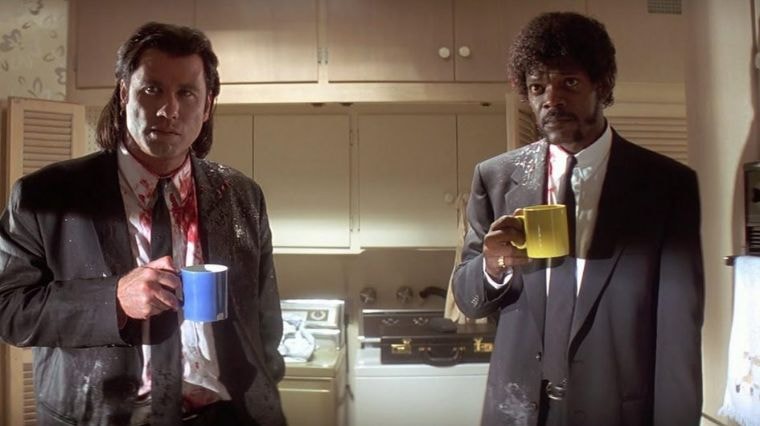 image du film Pulp Fiction avec les personnages principaux