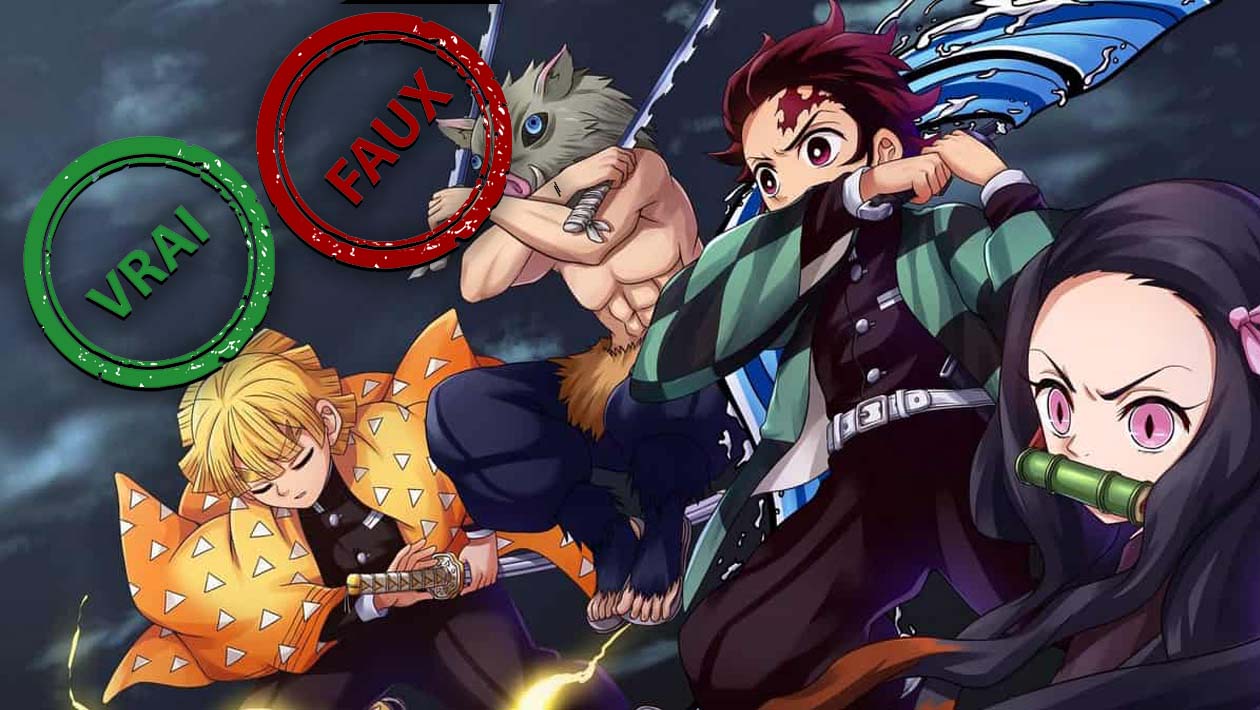 Quiz Demon Slayer : tu rejoins les pourfendeurs si tu as 10/10 à ce quiz Vrai ou Faux sur l'anime
