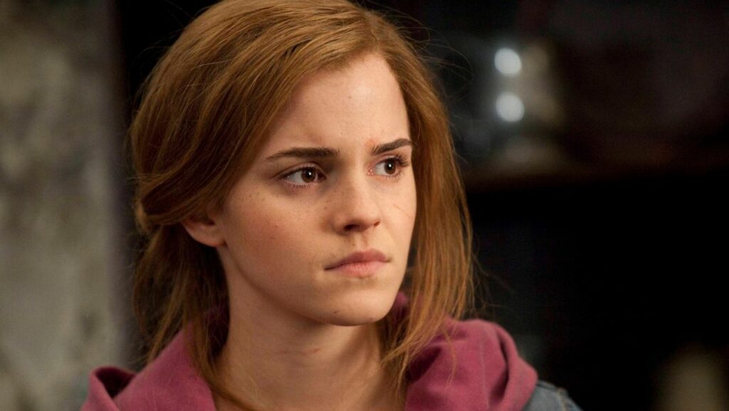 Emma Watson aka Hermione Granger dans Harry Potter et les reliques de la mort partie 2.