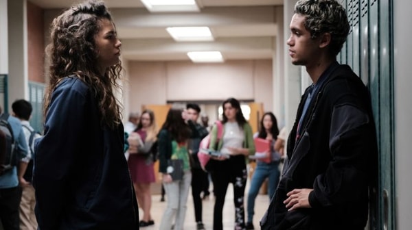 euphoria, rue bennett, zendaya, série, lycée, teen drama