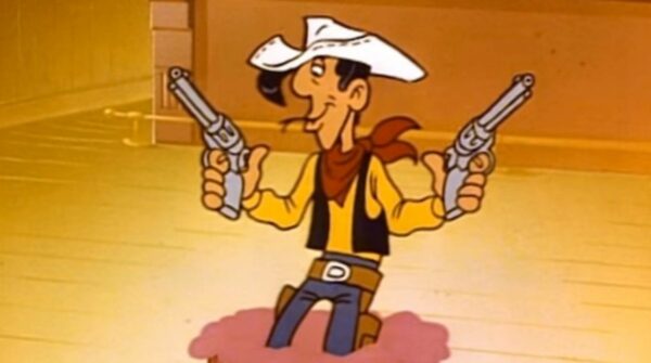 lucky luke, série, dessin animé