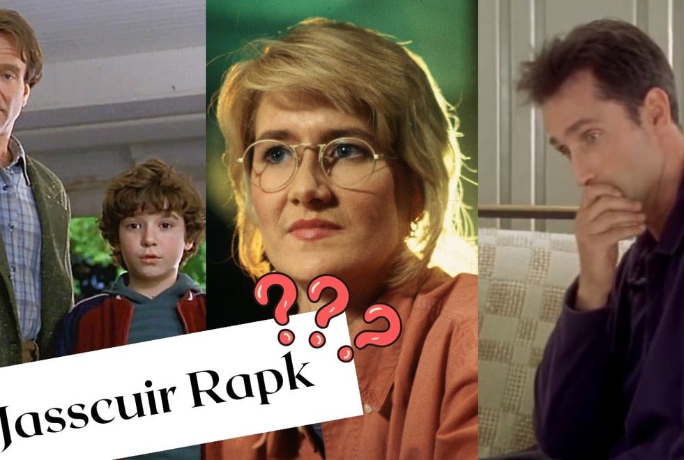Quiz : retrouve ces 5 films des années 90 grâce au nom des persos avec les lettres mélangées