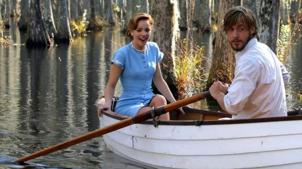 Allie Hamilton (Rachel McAdams) et Noah Calhoun (Ryan Gosling) dans le film N'oublie Jamais