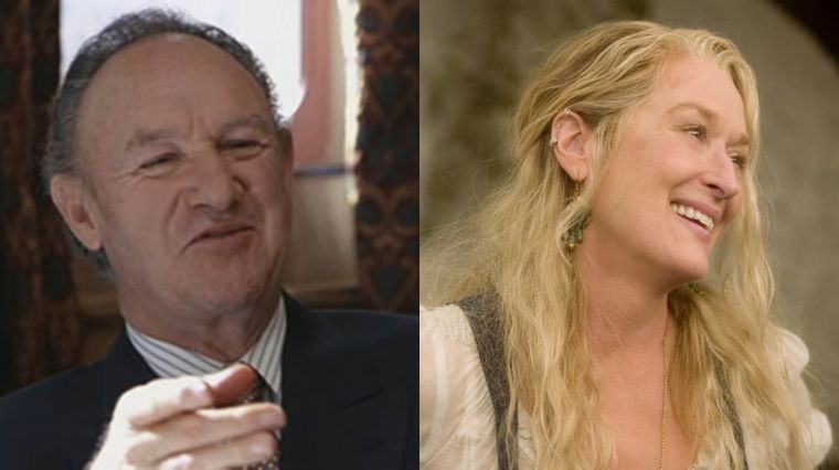 gene hackman, la firme, meryl streep, mamma mia