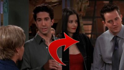 Friends : aviez-vous remarqué le fou rire des acteurs quand Ross drague la livreuse de pizza ?