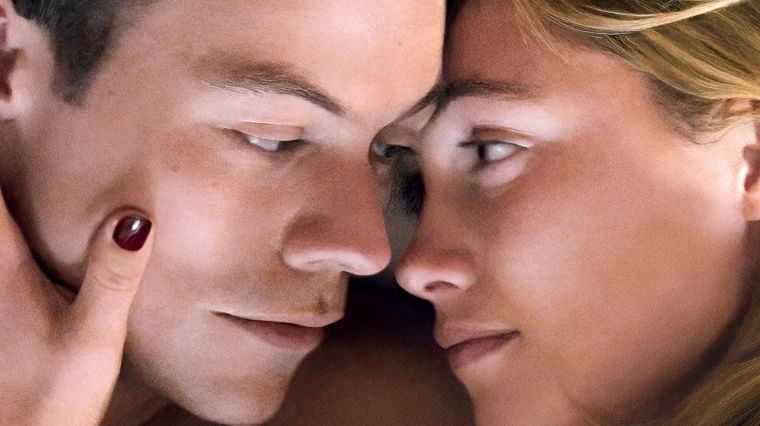 film don't worry darling, affiche, harry styles, florence pugh