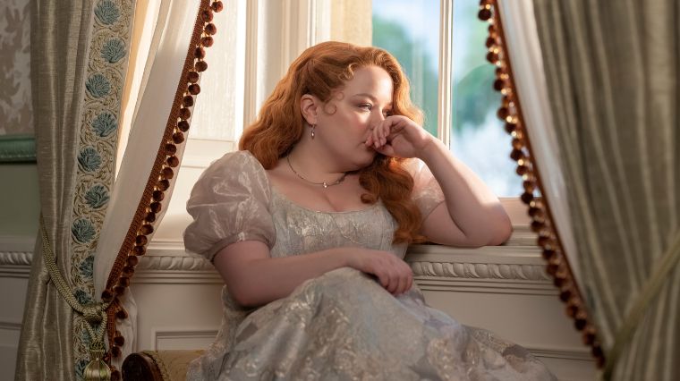 la chronique des bridgerton, penelope featherington, nicola coughlan, netflix