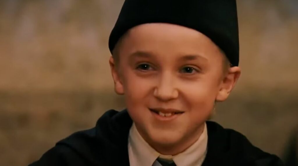 Drago Malefoy dans le film Harry Potter à l'école des sorciers