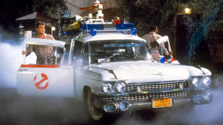 image de la voiture du film Ghostbusters 