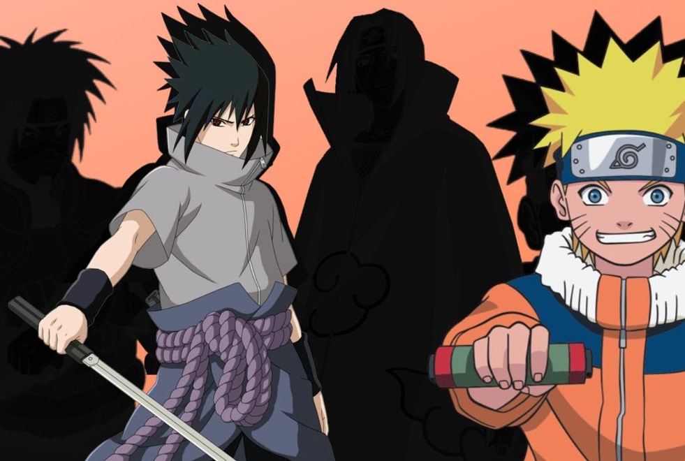 Quiz Naruto : tu rejoins l’Akatsuki si tu devines quels personnages se cachent derrière ces 5 silhouettes
