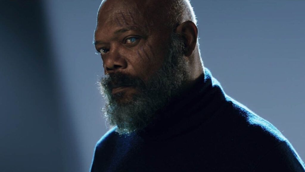 Nick Fury, incarné par Samuel L Jackson dans Secret Invasion, la série Marvel