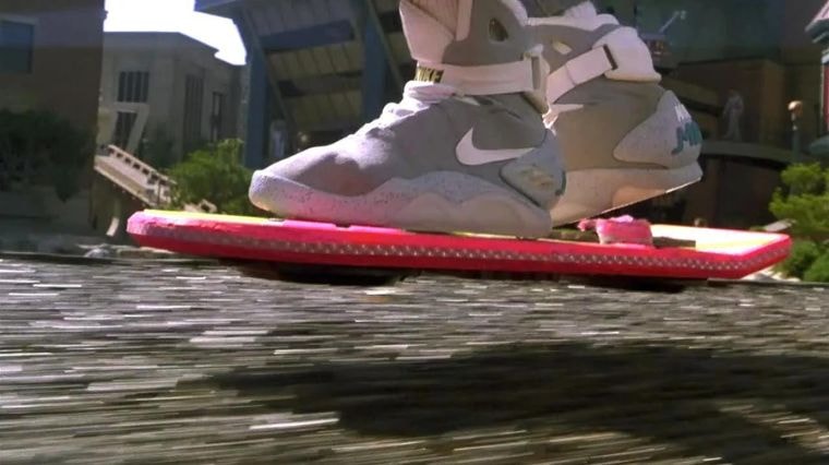 les chaussures de MArty dans retour vers le futur