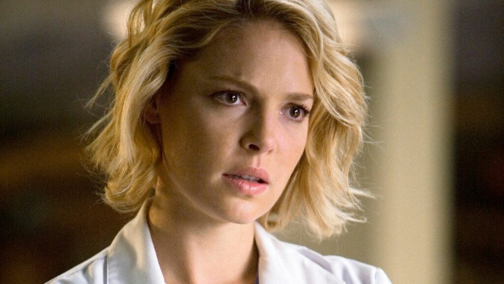 katherine heigl dans le rôle d'izzie stevens de grey's anatomy