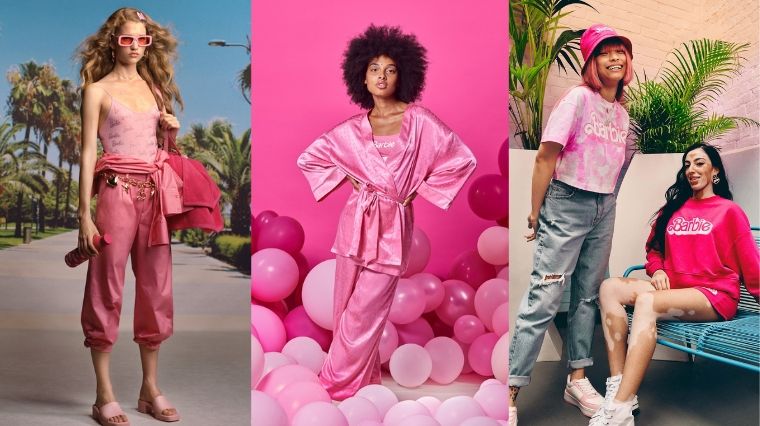 Les collab' Barbie avec les marques Zara, Undiz et Primark
