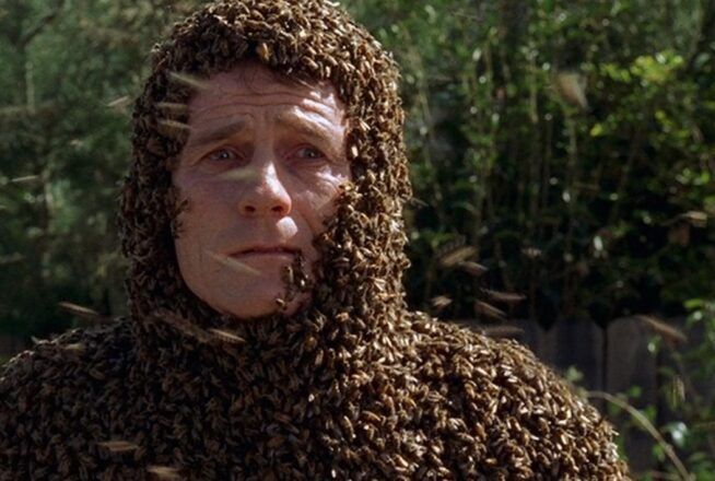 Malcolm : Bryan Cranston a-t-il vraiment été recouvert d’abeilles dans l’épisode 14 de la saison 1 ?