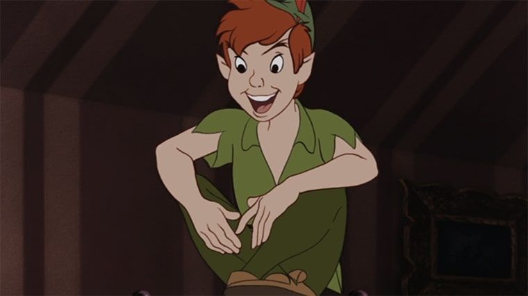 Peter Pan dans le dessin animé éponyme de Disney