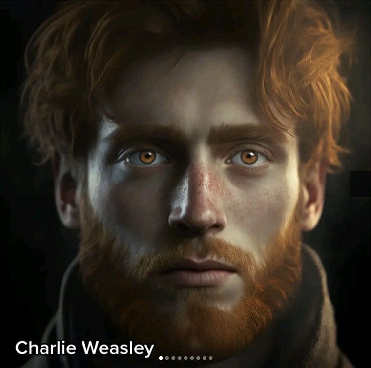 Charlie Weasley dans Harry Potter