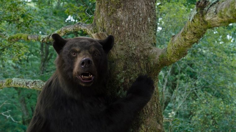 L'ours du film Crazy Bear, réalisé par Elizabeth Banks