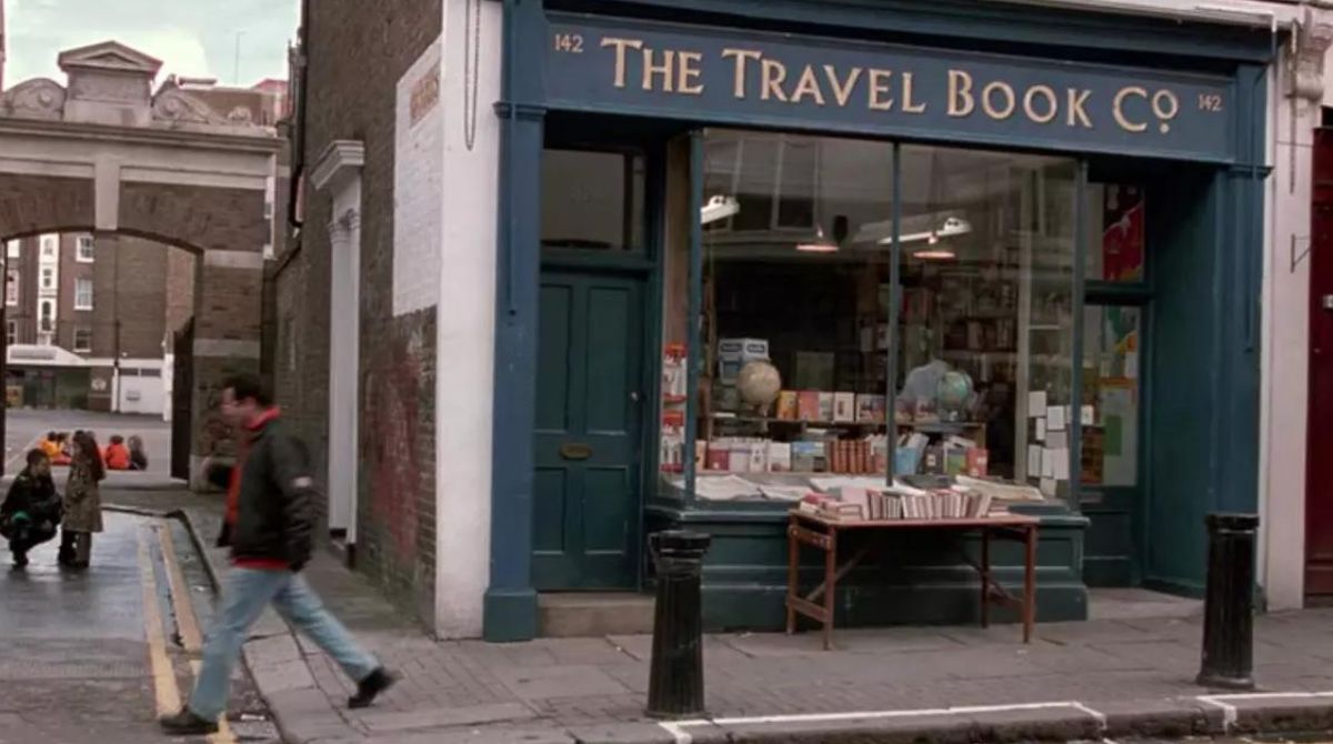 film coup de foudre à notting hill, william thacker, librairie