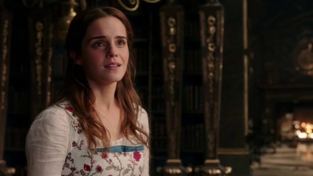 Emma Watson dans le film La Belle et la Bête.