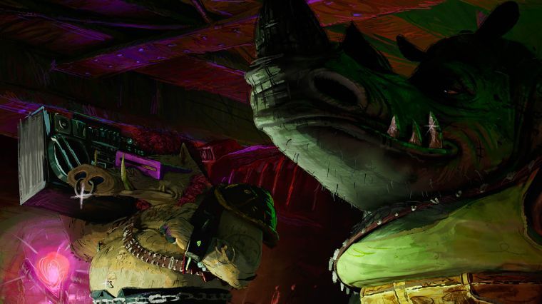 Mutants Bebop et Rocksteady dans le film d'animation Ninja Turtles Teenage Years