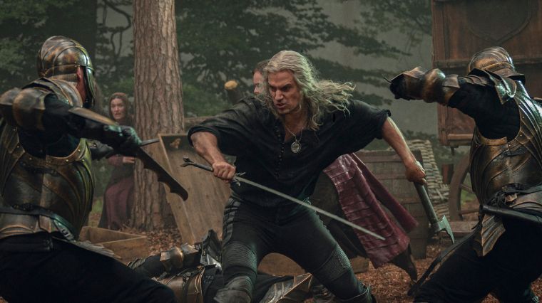 Geralt de Riv (Henry Cavill) dans la saison 3 de la série The Witcher sur Netflix