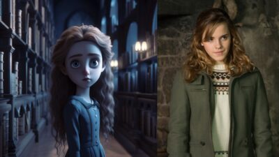 Harry Potter : une IA transforme le trio en personnages de Tim Burton (et c&rsquo;est adorable)