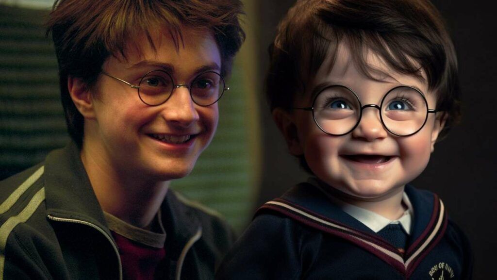 Harry Potter en version bébé grâce à l'intelligence artificielle Midjourney
