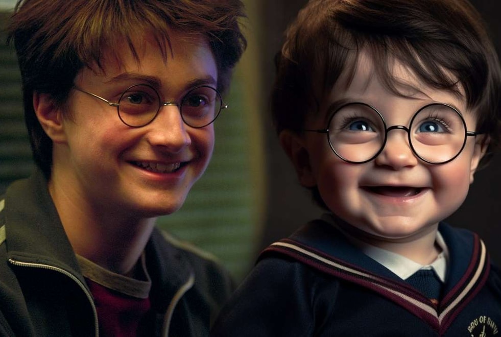 Harry Potter : une IA imagine les persos version enfants, et c’est pas toujours mignon