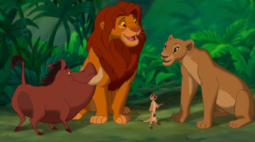 Simba et Nala se retrouvent adultes dans Le Roi Lion