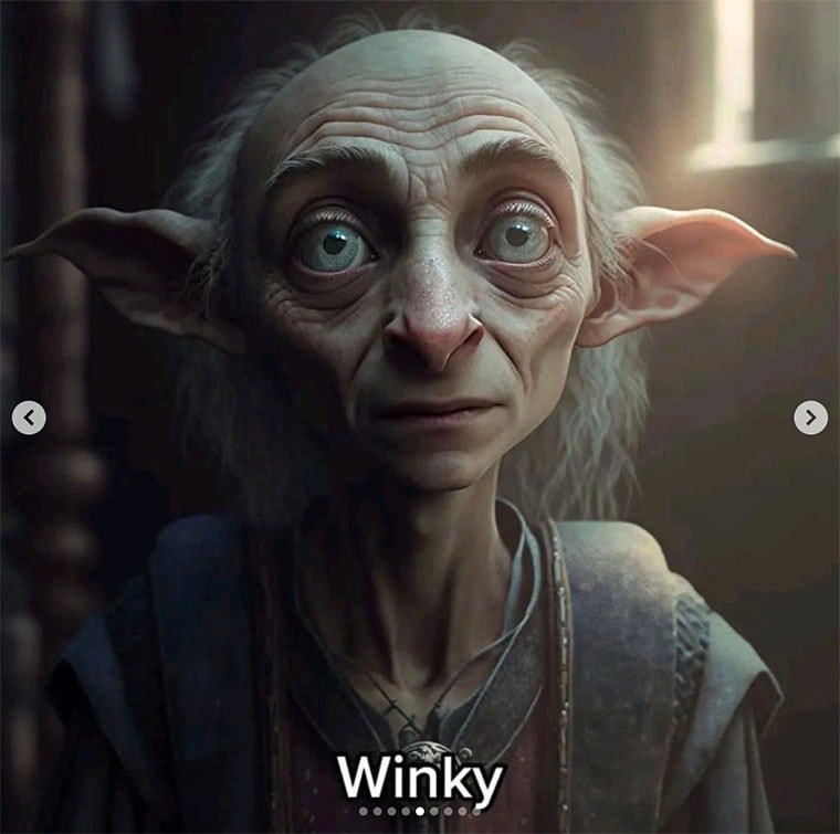 Winky dans Harry Potter