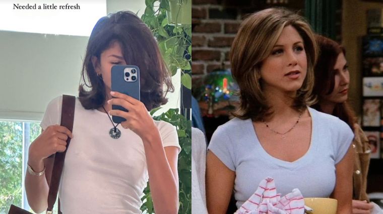 La nouvelle coupe de cheveux de Zendaya n'est pas sans rappeler la célèbre coiffure de Rachel dans Friends.