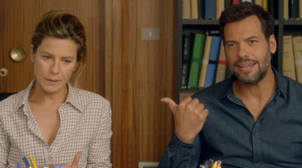 Marina Fois et Laurent Lafitte dans le film Papa ou Maman.